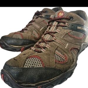 Merrell Yokota Men Sz 13 Sturdy Earthy Chunky Hiking Trail Ventilator Grunge[4B